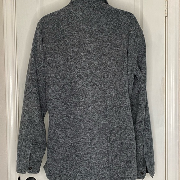 Eddie Bauer Gray Fleece-like Men’s Shirt Size TM - Picture 2 of 7